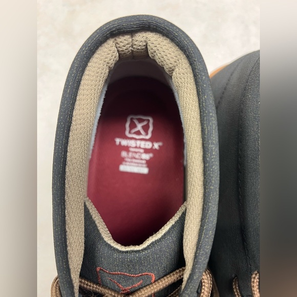 TWISTED X MEN'S WORK CHUKKA DRIVING SHOES - STEEL TOE - Picture 2 of 9